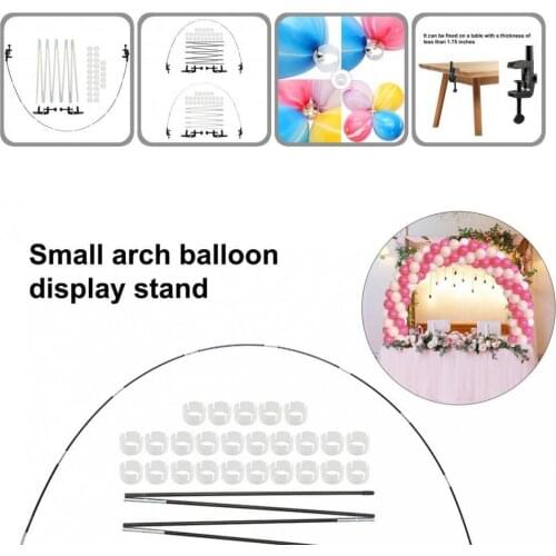 Sturdy 1 Set Great Wide Adjustable Desktop Balloon Stand Reusable Desktop Balloon Stand Delicate for Home