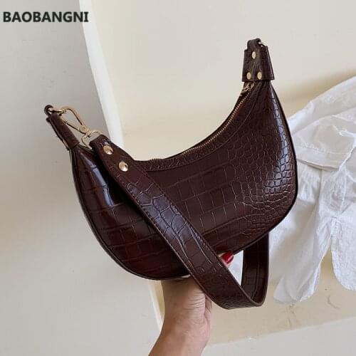 Stone Pattern Retro PU Leather Crossbody Bags For Women Small Shoulder Simple Bag Lady Phone Handbags and Purses