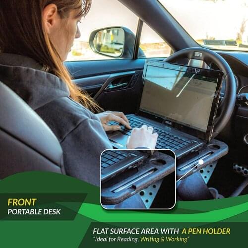 Universal Car Steering Wheel Table Tray Auto Interior Parts Drink Food Coffee Mount Laptop Bracket Holder Car Eating Table