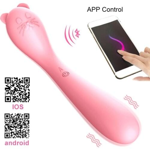 VATINE USB Rechargeable Vibrator APP Bluetooth G-spot Massage Wireless Remote control Sex Toys for Women Female Masturbator