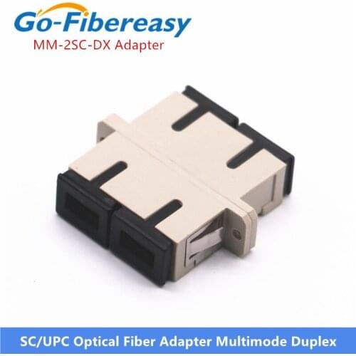 10pcs FTTH Optical Fiber Adapter SC/UPC Multimode Duplex Fiber flange SC-SC UPC Fiber Optic Adapter Connector