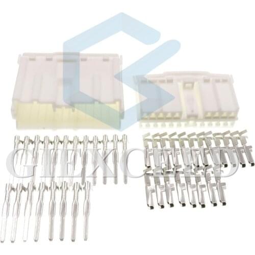 2 Sets 20 Pin MG620411 MG610410 7123-8306 Auto Wiring Harness Connector Car Electrical Components Female Male Sockets