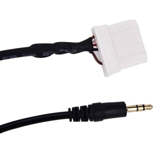 2016 New Jack AUX Audio MP3 Player Input Adapter Cable For Mazda 6/M6/M3 1Pcs 3.5mm