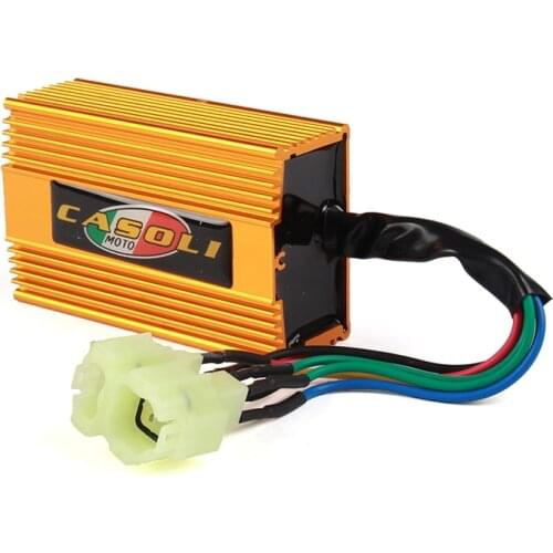 6Pin Racing DC CDI Fits For GY6 125CC 150CC 200CC 250CC CG 125CC 150CC 200CC 250CC Dirt Pit Bike ATV Quad Buggy