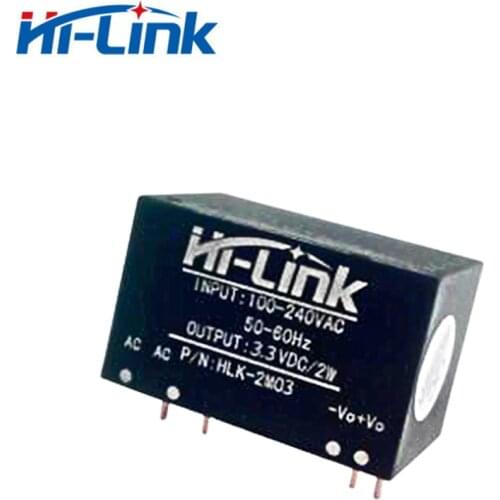 Free shipping hilink AC-DC 220V to 3.3v 2W Isolated Power Supply Module HLK-2M03 oem odm