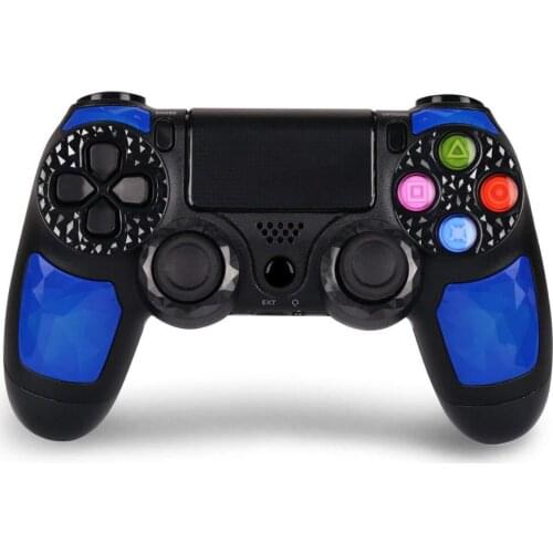 Wireless 2.4G Bluetooth Dual Shock Gamepad Game Controller Six-anxis Joystick for PS4 Sony PlayStation 4 Console PC Laptops PSTV