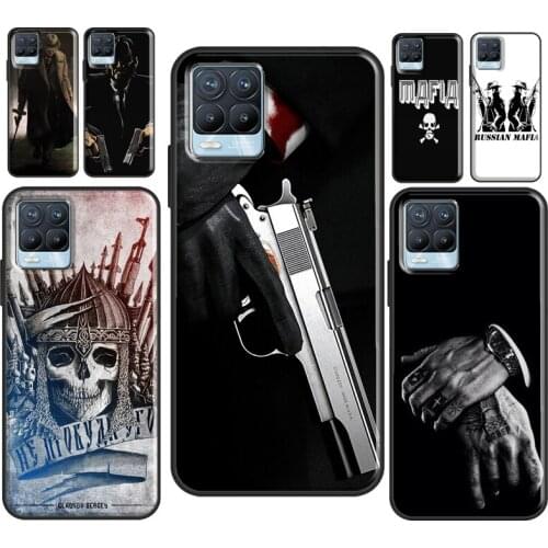 Russian Mafia Case For OnePlus 9 Pro 7 8 T Nord Cover For OPPO Realme C3 C11 C15 C21 GT Neo 6 7 8 Pro
