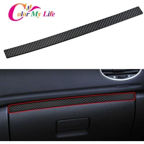 Color My Life ABS Interior Car Storage Glove Box Decoration Trim Sticker for Ford Focus 2 MK2 2005 - 2011 LHD Accessories