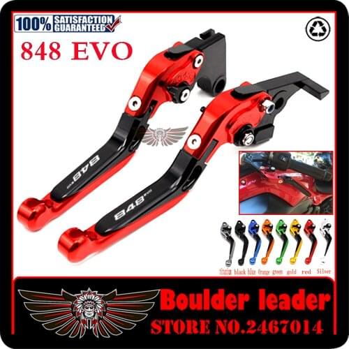 For Ducati 848 EVO 2007 2008 2009 2010 2011 2012 2013 Motorycle Folding Extendable Brake Clutch Levers