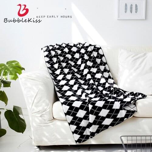 Bubble Kiss Throw Blanket Nordic Style Spring And Autumn Cotton Knitted Blanket Blanket For Office Nap Blanket For Bedroom Decor