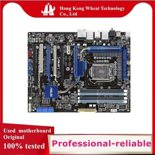 For ASUS P7P55 WS Supercomputer Motherboard Socket LGA 1156 DDR3 P55 Original Desktop Mainboard Used Mainboard