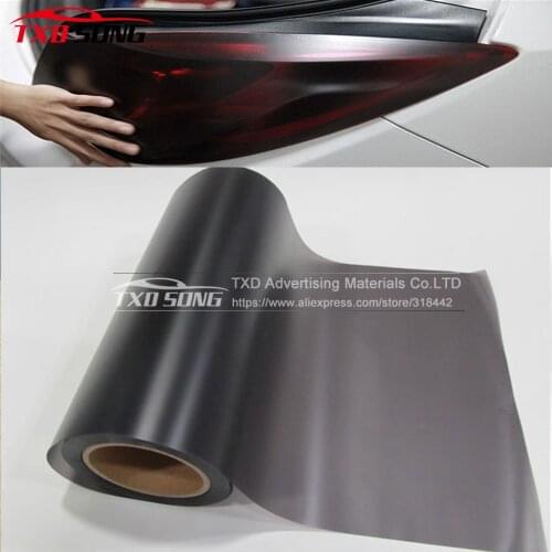 30X100CM/120CM Car styling Matte Black Headlight Film Tint Taillight Motorbike Headlight Rear Lamp smoke Tinting Film