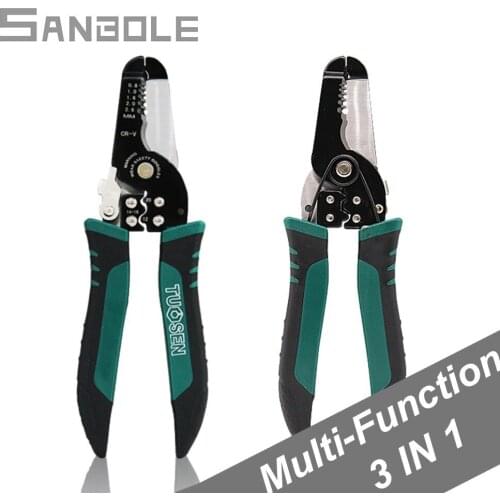 Multi-function Peel Line Press Clamp Electrician Manual Operation Hup Cable Cut Peeling Pliers Allocate Wire Clamp