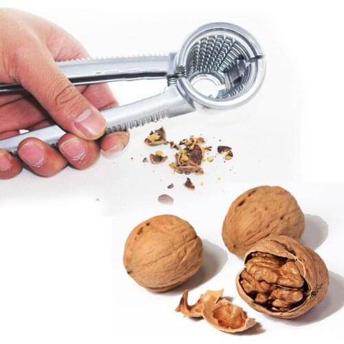2021 New Crack Almond Walnut Hazel Filbert Nut Kitchen Nutcracker Sheller Clip Clamp Plier Cracker Pecan Hazelnut Crack Tools