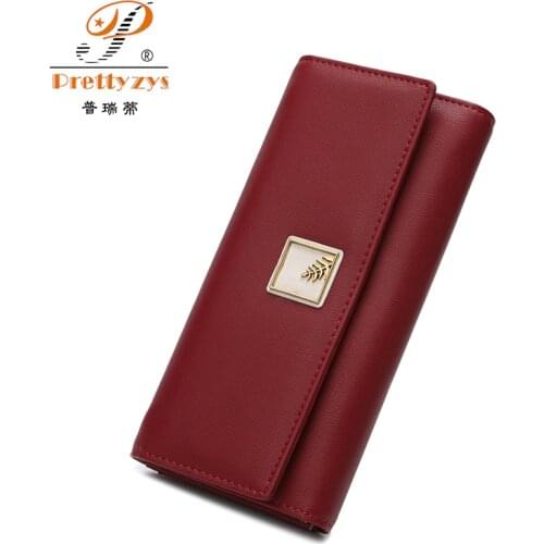 New Women Wallets High Capacity Purse Long Phone Wallet Leaves Pouch Handbag For Women Coin Purse Card Holders Clutch