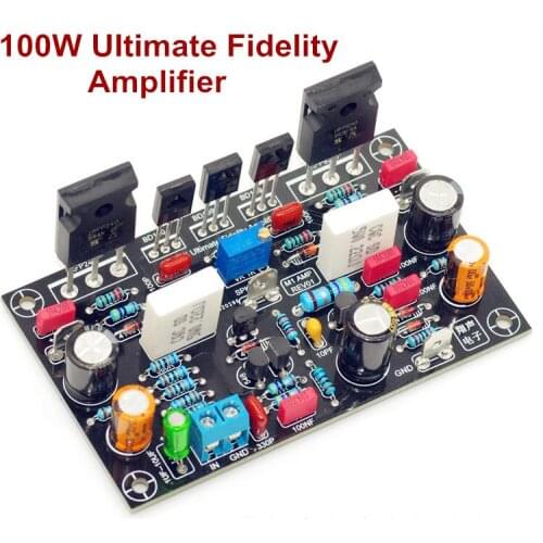 IRFP240 IRFP9240 Power Amplifier Board 100W Ultimate Fidelity Amplifiers MOS transistor Amplificador Mono AMP DIY Audio