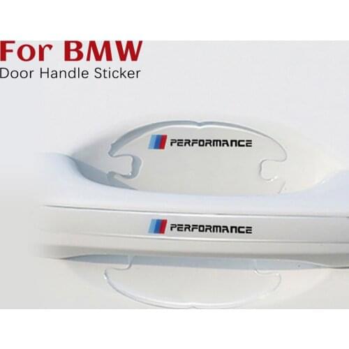 4 Pcs PVC Transparent Door Handle Sticker for BMW 3 Series g20 1 2 4 5 6 7 8 X1 X2 X3 X4 X5 X6 X7 Protection Film