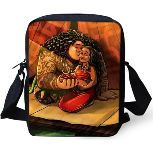 New Cartoon Crossbody Bags For Women Men Shoulder Pack Ocean Couple Printing Messenger Bag Preschool Girls Boys Small Square Bag