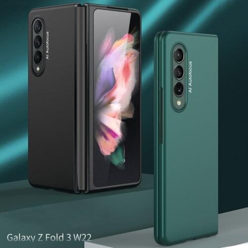 Ultra-thin Full Protection Case For Samsung Galaxy Z Fold 3 W22 Hard Frosted Plastic Phone Cover For Samsung Z Fold3 Case