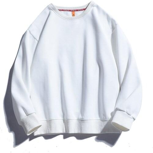 11Colors Size 3XL 4XL 5XLSweatshirts Mens Hoodies Pullover Casual Spring Autumn O-Neck Long-Sleeved Sweatshirt Korean Male Tops