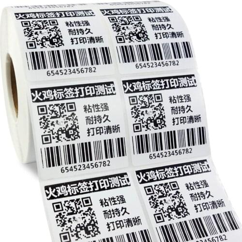 Thermal transfer label roll 50mm x50mm(2000 stickers) for barcode printer