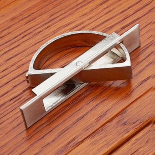 69HF InvisibleTatami Cabinet Drawer Handle Rotating Hidden Grip Pulls Handld Hardware