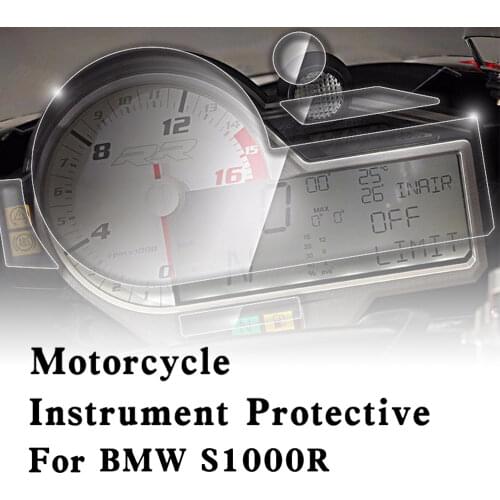 For BMW S1000R S1000RR S1000XR 2015-2016 Motorcycle Speedometer Scratch Cluster Screen Protection Film Protector