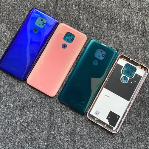 10/PCS 6.5" New Back Battery Cover Housing Rear Door Case For Motorola Moto G9 Play XT2081-1 High Quality