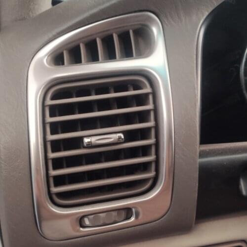 Stainless Steel Side Air AC Conditioning Vents Decorative Cover Trim for Toyota Land Cruiser 100 fJ100 LC100 LC105 Lexus LX470