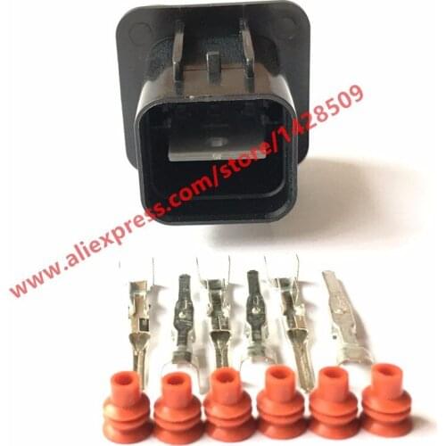 20 Sets KUM 6 Pin Male Auto Wire Connector Housing KPH803-06028