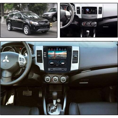Tesla Android Car Radio Player For Mitsubishi Outlander 2006-12 GPS Navigation Auto Stereo Multimedia Video Headunit DSP carplay