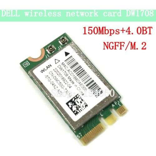 Ell DW1708 Broadcom BCM943142Y Wireless M.2 NGFF WiFi Bluetooth 4.0 Card 802.11b/g/n BCM43142 Wireless network card