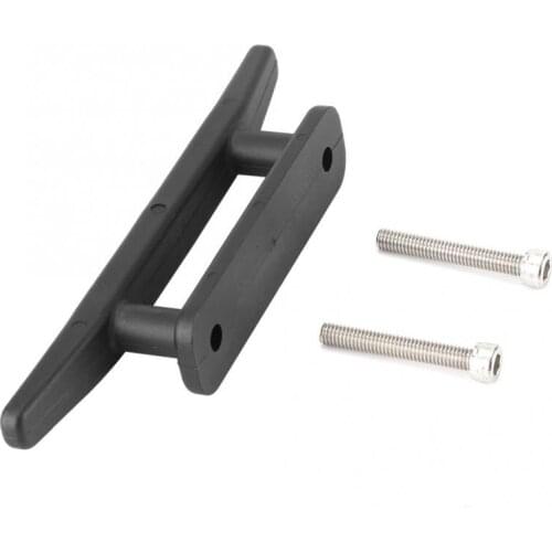 165MM Black Nylon 2 Hole Cleats With Screws Marine Boat Dock Fixed Anchor Cleat Kayak Canoe Accessories