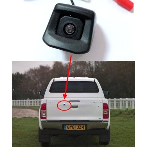 For Toyota Hilux AN120 AN130 2010 2011 2012 2013 2014 2015 2016 2017 2018 OEM Origina Hole Reversing Parking Rear View camera