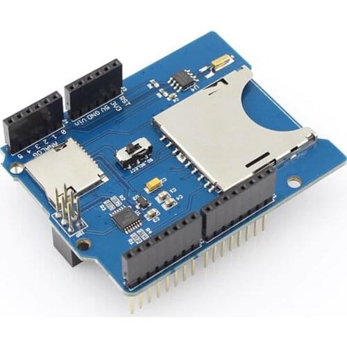 Elecrow RTC Data Logger Shield for Arduino UNO Support MicroSD SDHC TF Cards with a RTC Onboard DIY Project Kit
