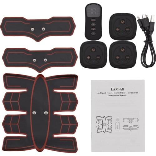 Electric Body Butt Weight Loss Slimming Device Massager EMS Muscle Stimulator Abdominal Trainer Smart Fitness Abdominal Training