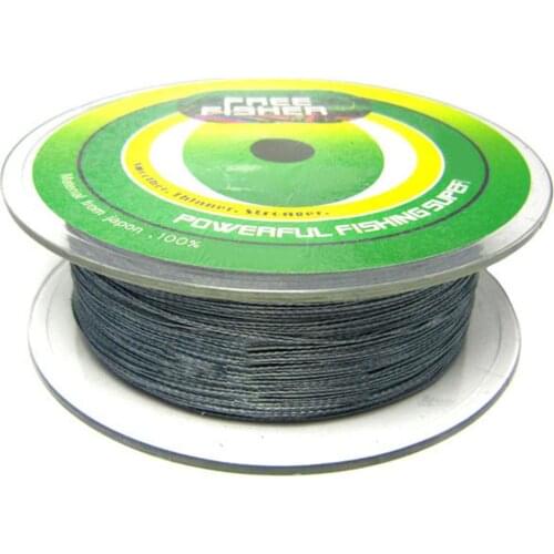 FreeFisher 300m Gray PE Braided Fishing Line 4 Strand Multifilamento For Sea Fishing Tackle Braid Fishing Wire