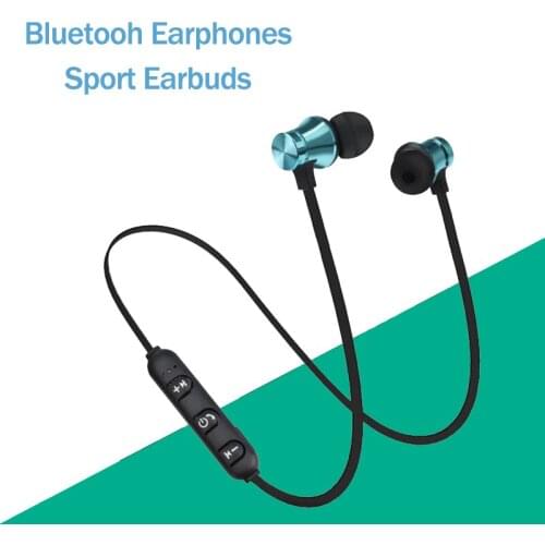 HIFI Magnetic Wireless bluetooth Earphone Music Headset Phone Neckband Sport Earbuds Earphone With Mic For iPhone Samsung Xiaomi