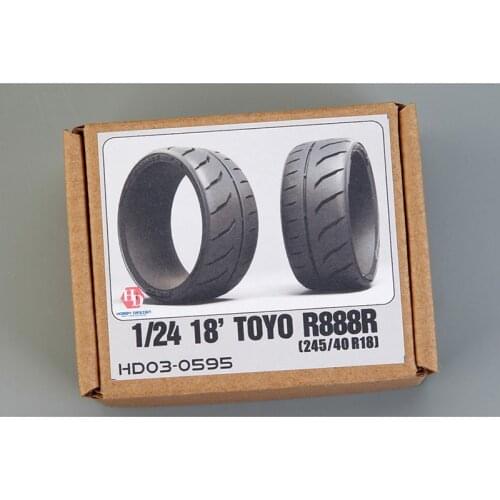 Hobby Design 1/24 18'/19'/20' Toyo R888R Tires HD03-0595/0597/0599 Model Car Modifications Hand Made Model