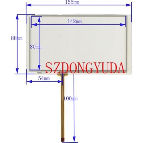 New Touchpad 6.2'' Inch 4-Line 155*88 For Sony XAV-AX100 Touch Screen Digitizer Glass Sensor