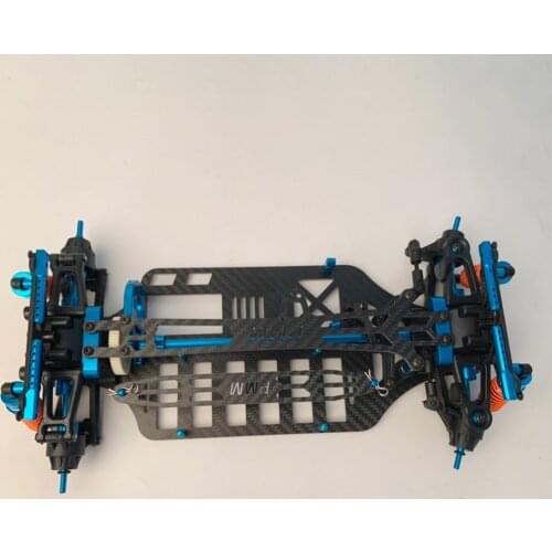 RC Carbon Fiber Chassis Frame for Tamiya TT01 Model Trucks DIY Accessories