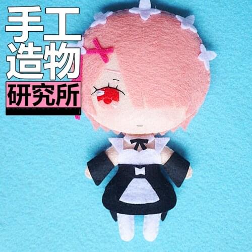 Re: Life in a Different World From Zero Ram Soft Stuffed Toys DIY Handmade Pendant Keychain Doll Creative Gift