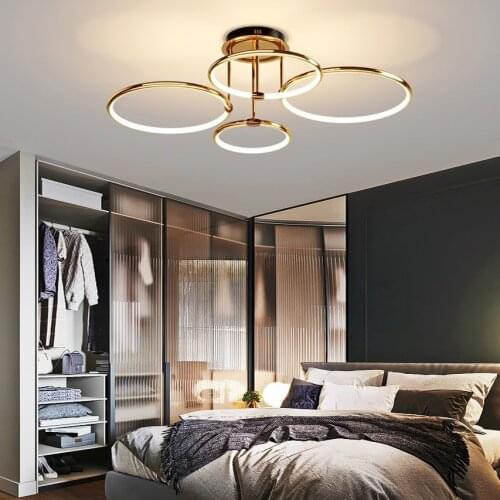 Modern Luxury Led Chandelier for Loft Decor Lamp Bedroom Hotel Ceiling Decoration Hanging Lamp Kitchen Ceiling Chandeliers