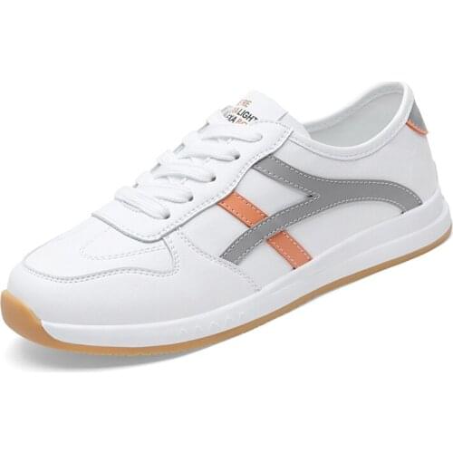 Round-Toe Flat-Bottom Low-Top Shoes Lace-Up Color-Blocking Casual Shoes WomenS Platform Shoes