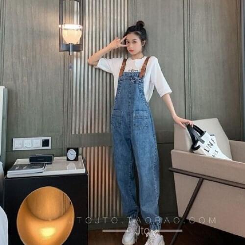 Women clothing denim washed fabric rompers summer/SPRING overalls women jumpsuit suspenders jeans SLIM women overalls jeans