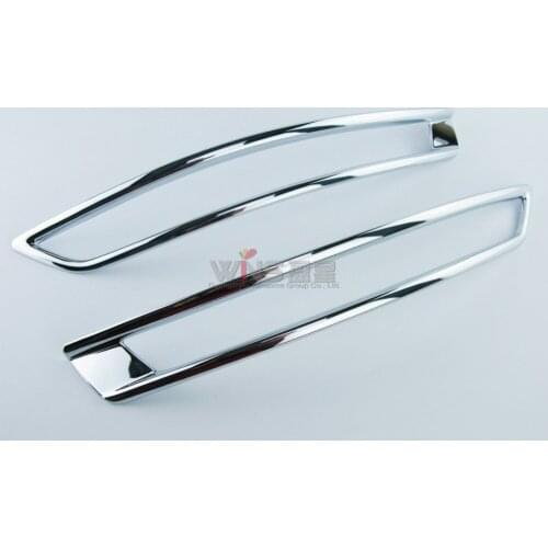 Accessories For Audi A4 2016 Chrome Front Side Bumper Grille Trim Car Styling