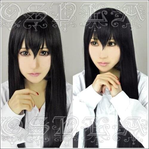 Anime Beautiful Bones: Sakurakos Investigation Sakurako Kujou Cosplay Wig 80cm Heat Resistant Synthetic Hair Wig + Wig Cap