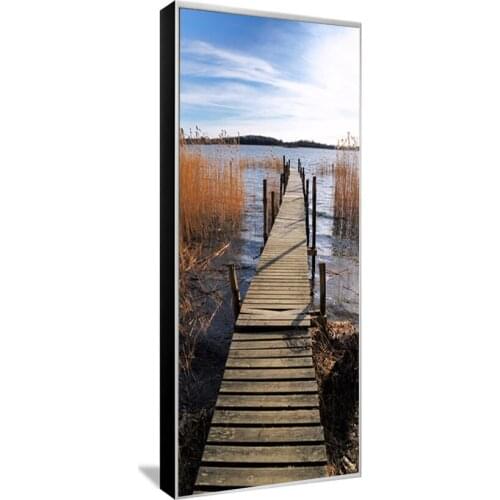 No Frame Lakeside Reed Landscape Poster Modern Canvas Painting For Living Room Wall Picture Print Nordic Art Home Decor FA348