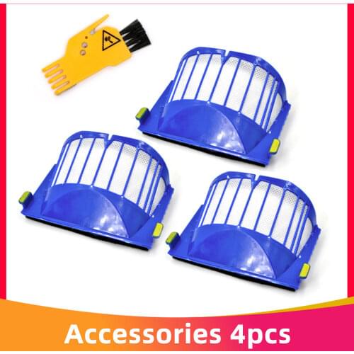 Filter AeroVac for irobot roomba 600 Series 610 615 620 625 630 650 660 670 Accessories for dust collectors