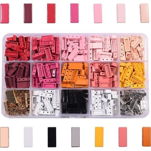 Hematite beads for bracelets rainbow tile tila metal jewelry beads for jewelry making accessories for diy honey comb beads kits